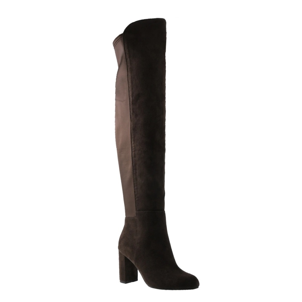 NWB Chinese Laundry Claire Boots Brown Over-the-Knee size 9